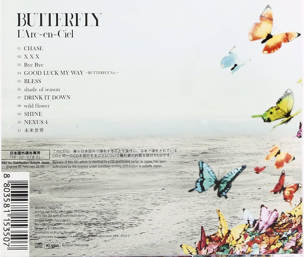 Butterfly: L`ARC EN CIEL: Amazon.ca: Music